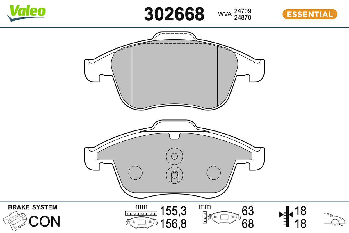 BRAKE PADS FIRST RENAULT SCENIC III FR